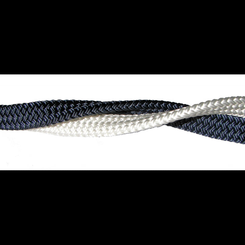 Cavalieri Flat White Braid Diámetro 10 mm Mt100 673 BLANCO SIN MARCA