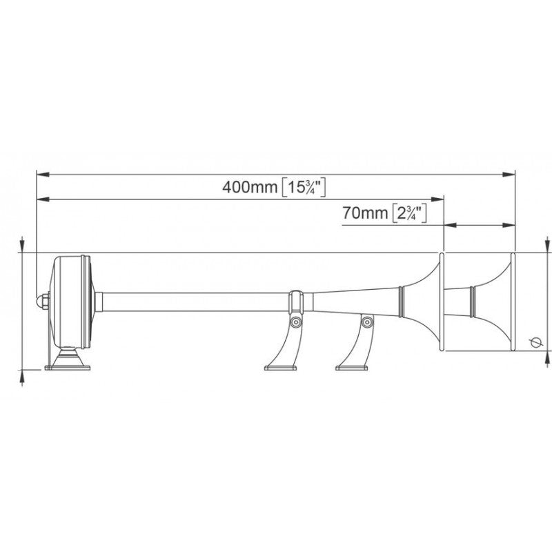 Marco 12-Volt-Schiffshorn 132 042 12