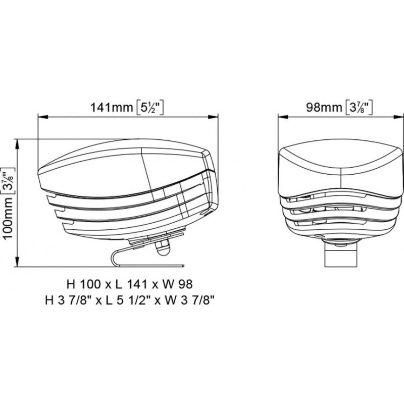 Marco Nautisches Horn 12 Volt 132 081 22
