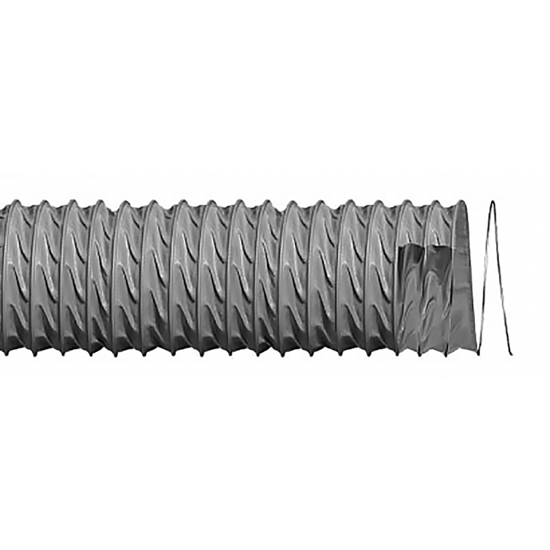 Tubo de succión de 80 mm de diámetro para industrias plásticas de Lombardía TR01080