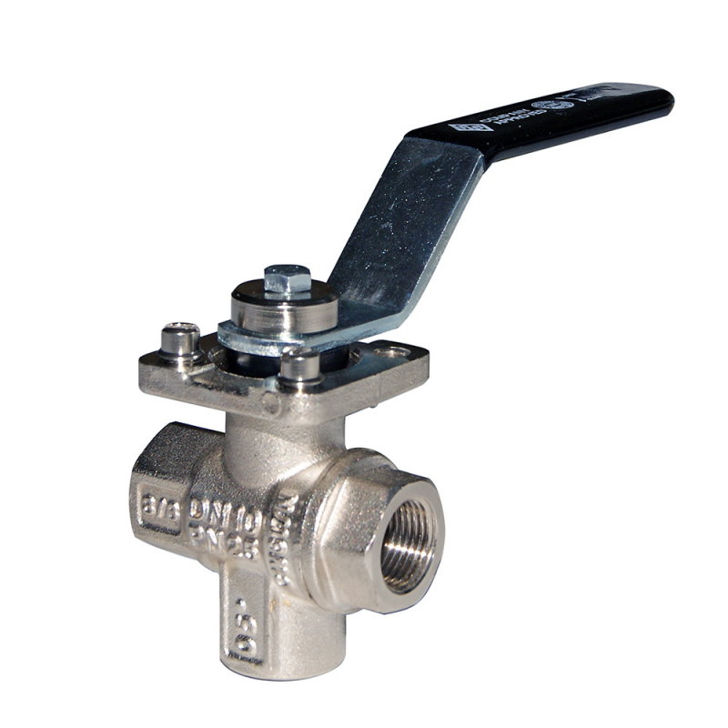 FNI Valvola a Sfera Tre Vie Da 3/8 3210030000