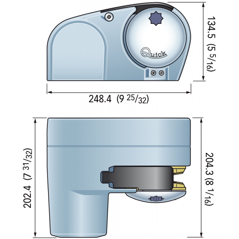 Quick Windlass Gp2 Genius 500W 12 Volt B.6 FSGP21500006A00