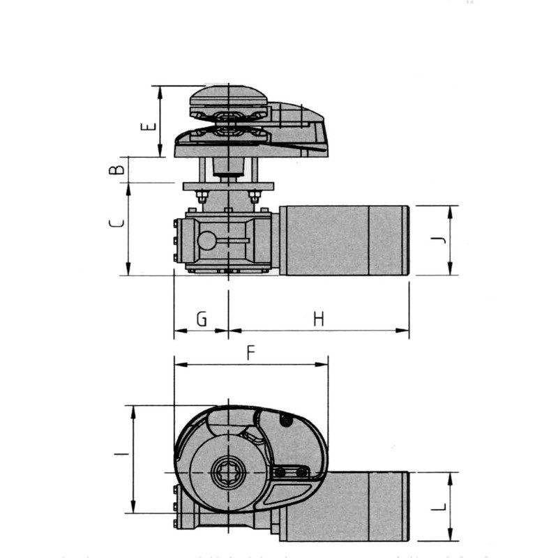 Lofrans X1 Alluminio 500W 12 Volt Diametro mm 6 409557