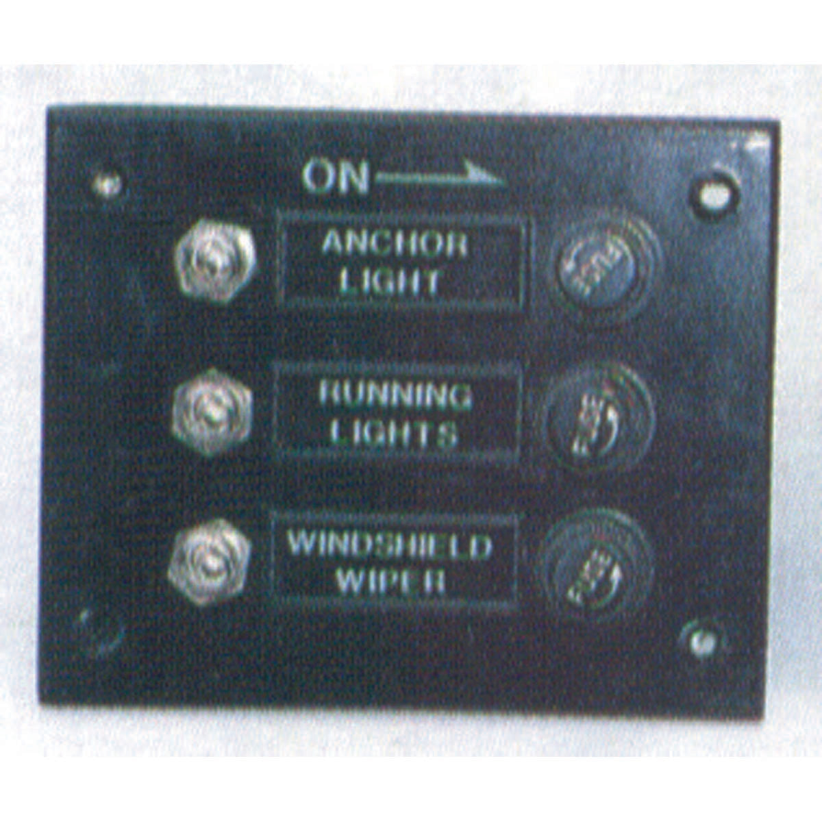 Trem-Bedienfeld mit 3 Schaltern