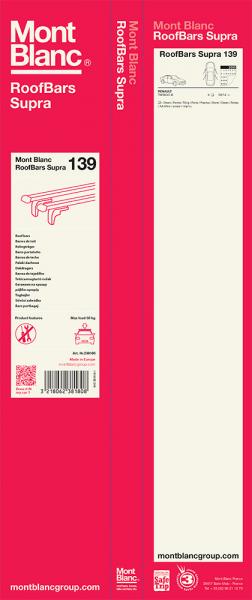 Montblanc Barre portatutto Supra 139