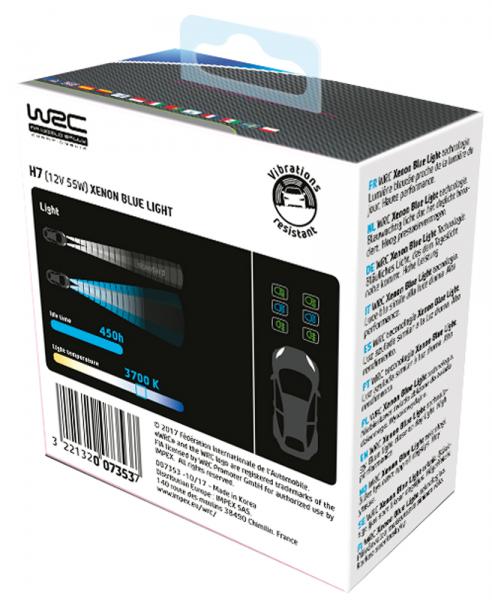 Wrc Coppia lampadine Xenon Blue Perfection H7 55W