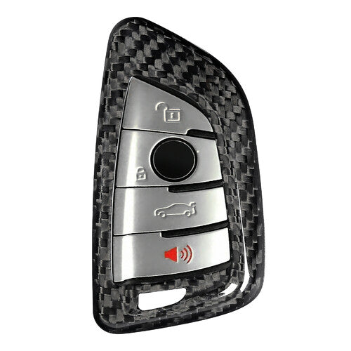 Carbon Fiber Car Key Cover Lamp, Single Pack - - BMW - 2