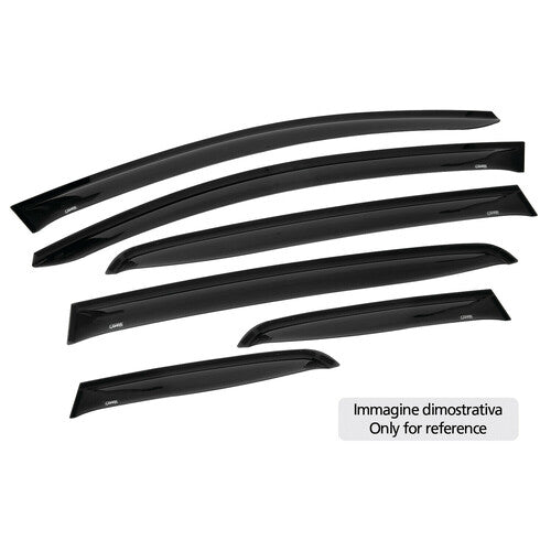 Air-Plus Lampe, selbstklebende Windabweiser vorne und hinten - Ford Focus 5p (03/11>05/18)