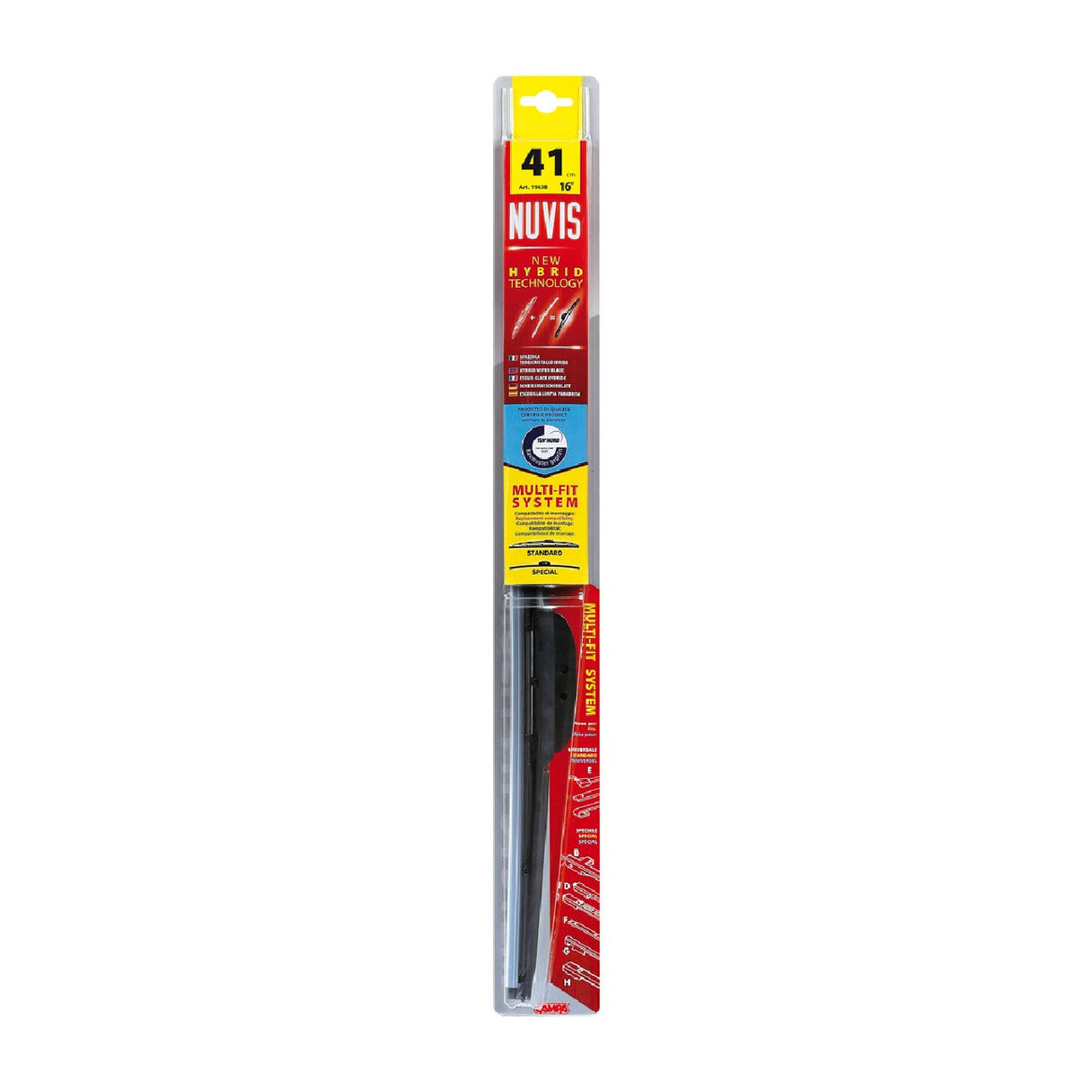 Nuvis Windshield Wiper Blade - 41 cm (16") - 1 pc