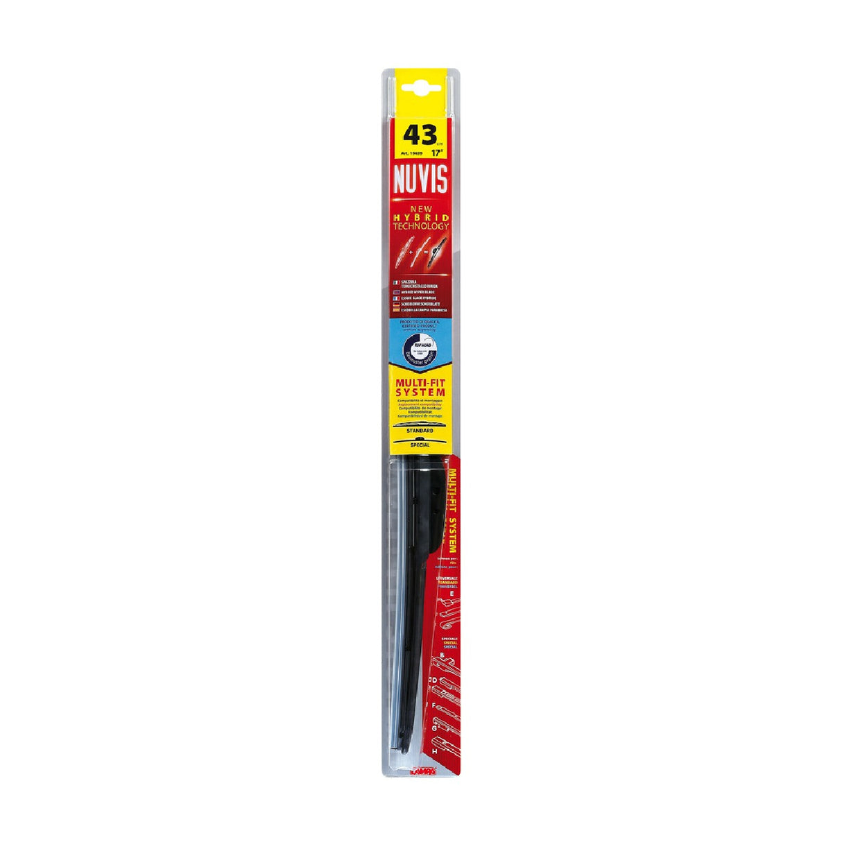 Lampa Nuvis, windshield wiper blade - 43 cm (17") - 1 pc