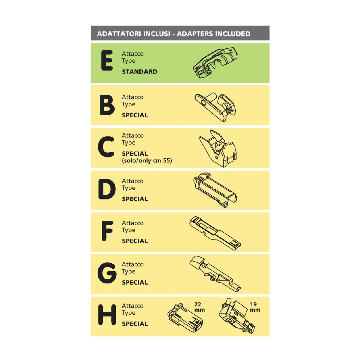 Lampa Ultra-Blade, windshield wiper blade - 55 cm (22") - 1 pc