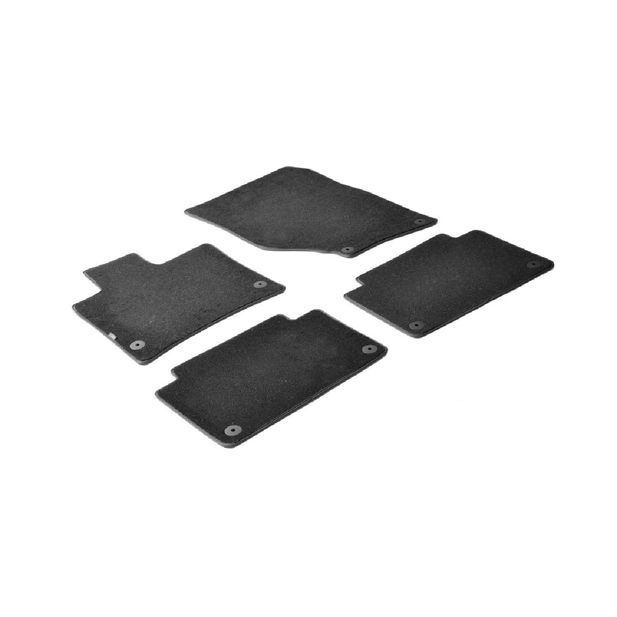 Lamp Custom-Made Carpet Mat Set - Black - Audi Q7 (03/06>05/15)