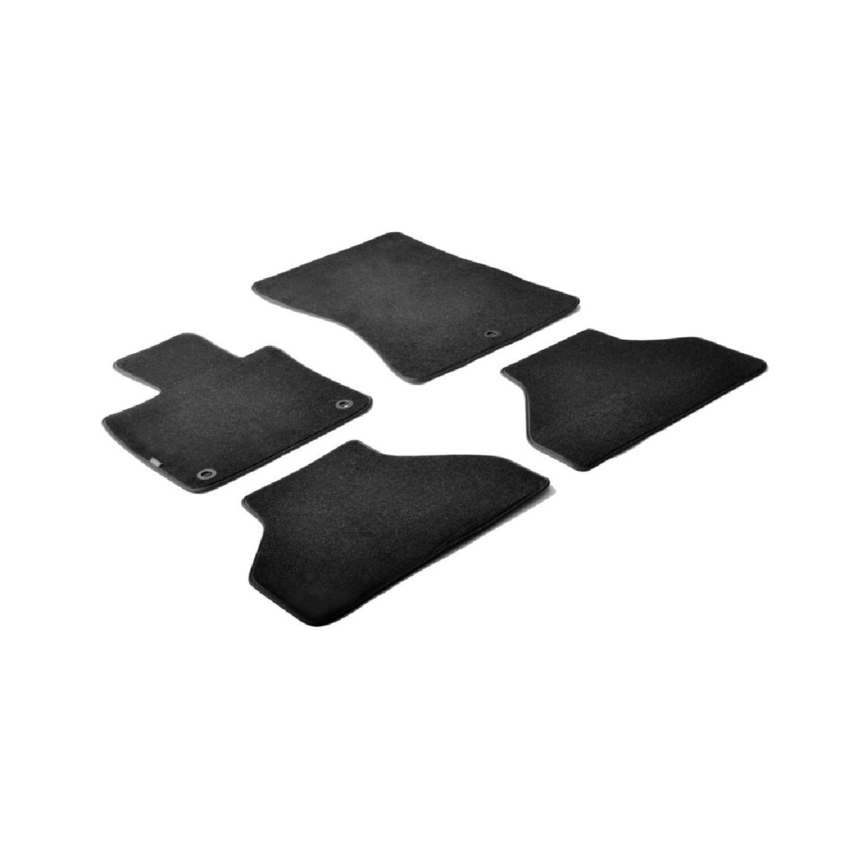 Lampensatz maßgefertigter Fußmatten - Schwarz - BMW X5 (E70) (03/07>09/13)