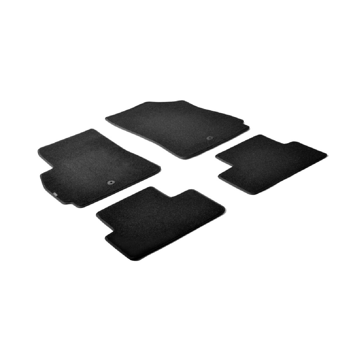 Maßgeschneiderter Teppichmattensatz - Schwarz - Chevrolet Orlando (01/11>09/15)