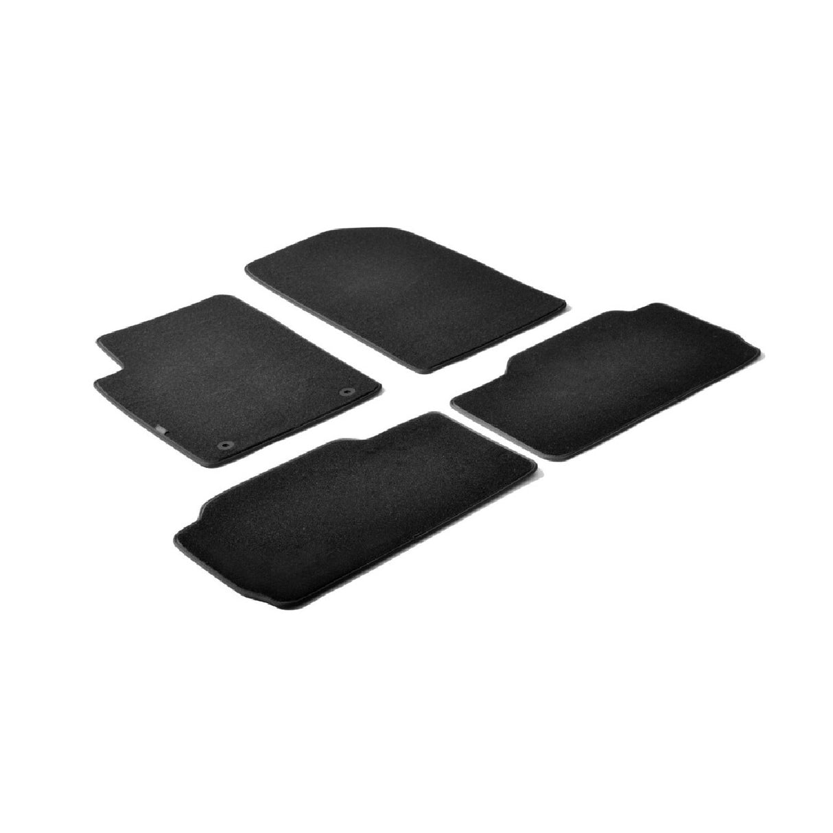 Lampensatz aus maßgefertigten Fußmatten in Schwarz für Citroen Xsara Picasso (02/00>09/10)