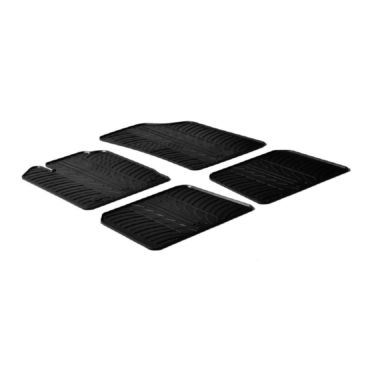Rubber mats Renault Clio II 3p 03/98>09/05 Clio II 5p 03/98>09/05