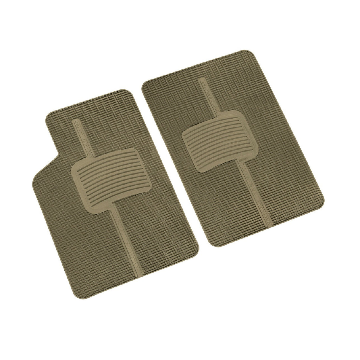 Uni-Fit Lamp, Pair of Front PVC Mats - Beige