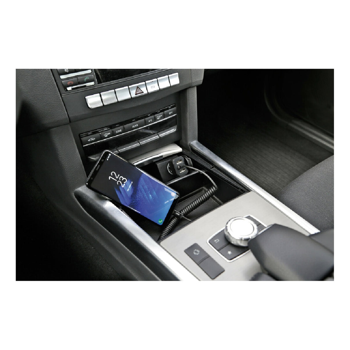 Lampa Caricabatteria Usb Type-C con 2 porte Usb - Fast Charge - 6000 mA - 12/24V