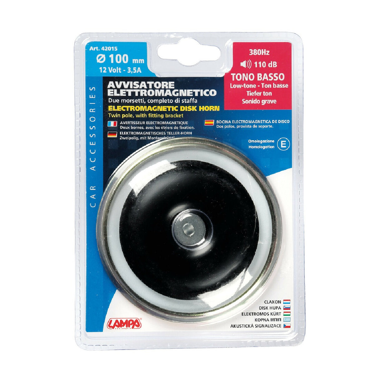 Horn Lamp Ø 100 mm, 12V - Low Tone