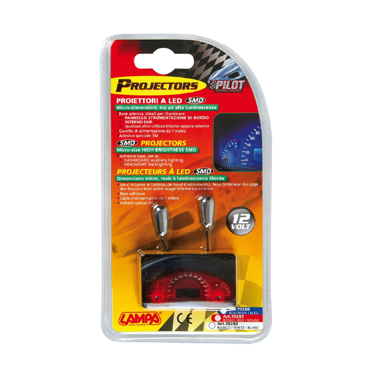 Pilot 12V SMD LED Projectors - White