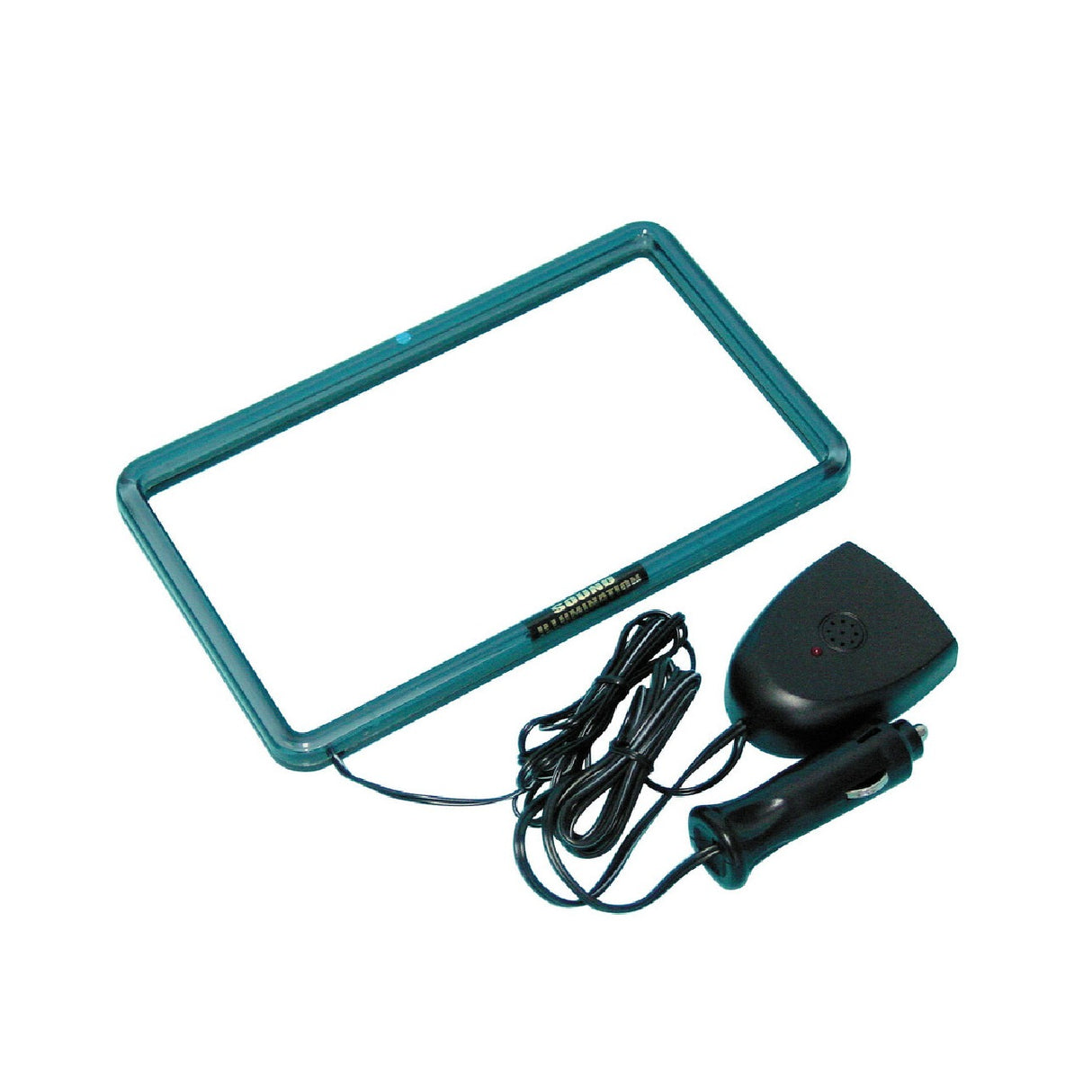 XL Neon Radio Frame Lamp 12V - 18.3x10.2 cm - Green