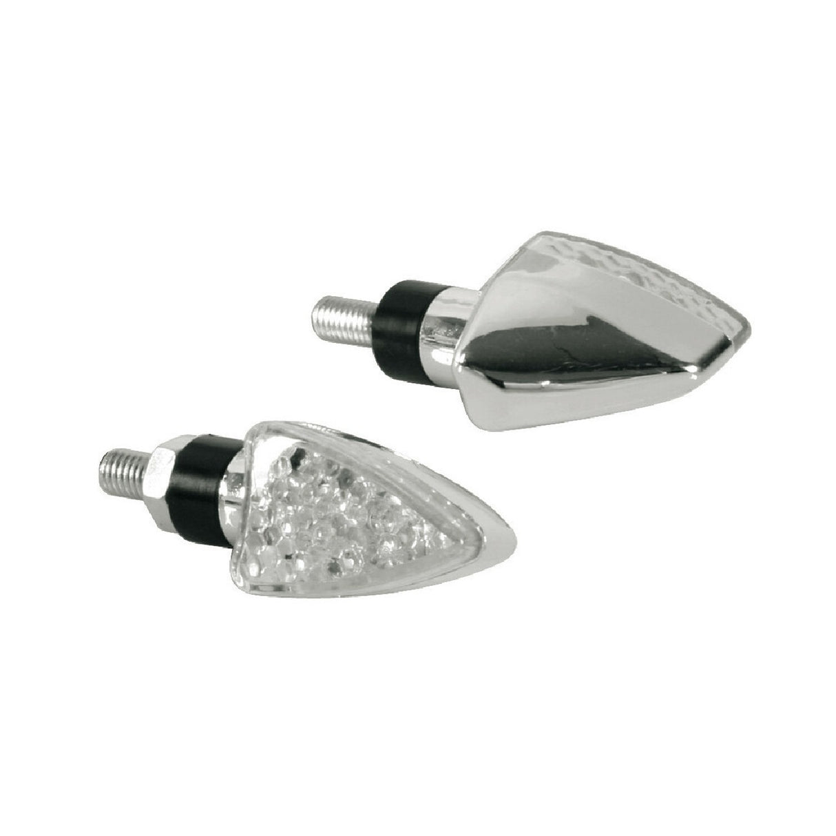 Arrow-2 LED Indicators - 12V LED - Chrome