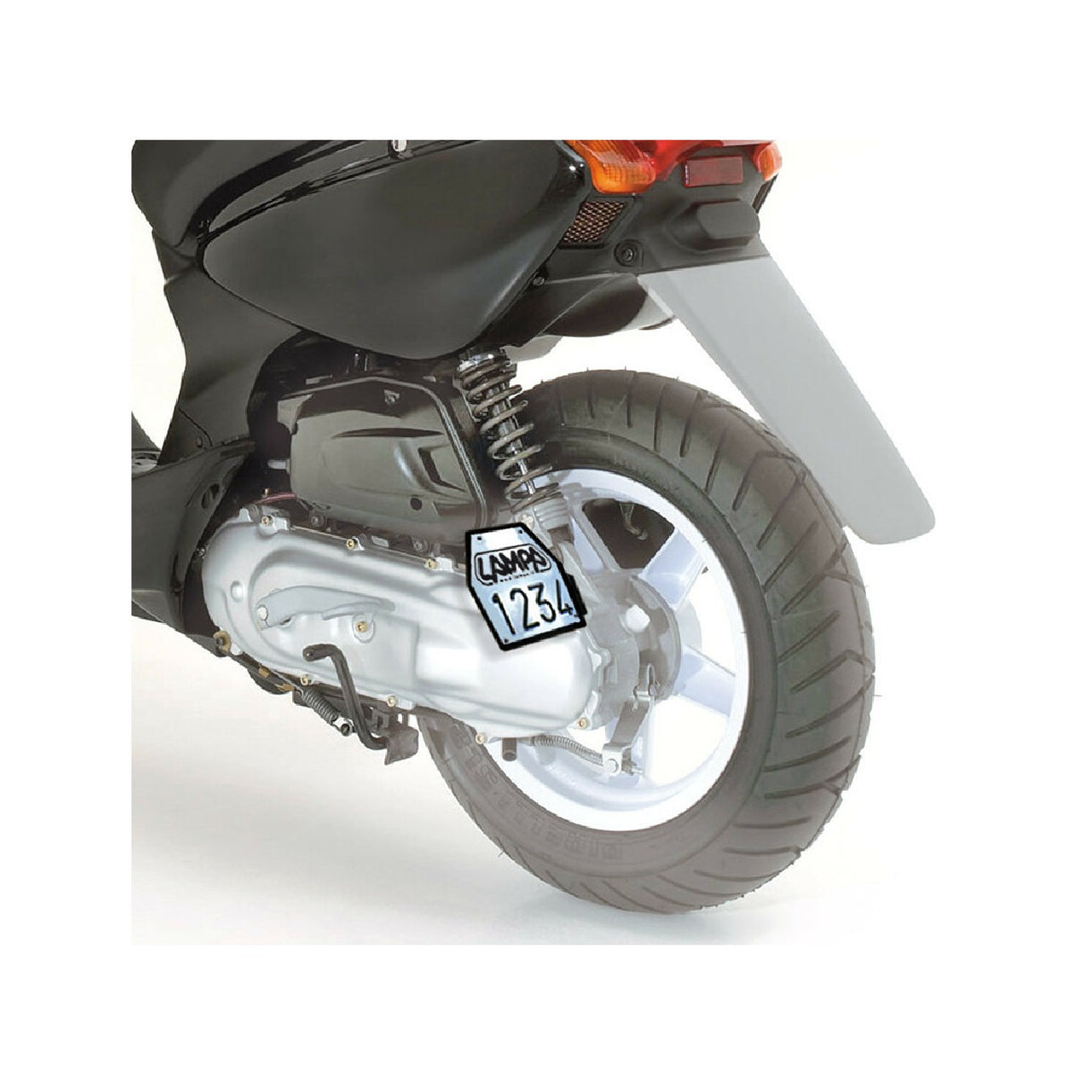 Naxox license plate holder, side-mounted license plate holder for mopeds
