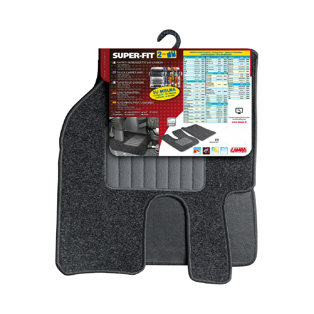 Lampen-Sonderanfertigung Teppichmatten-Set - Volvo FH 4er Serie (09/12>)