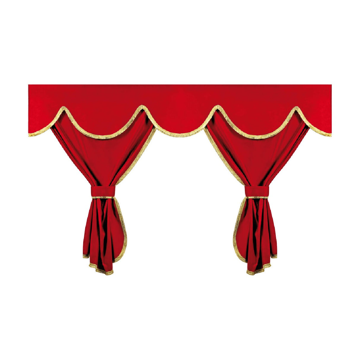 Lampa Privilege, Verdunkelungsvorhang-Set für LKWs – Standardgrößen – Rot