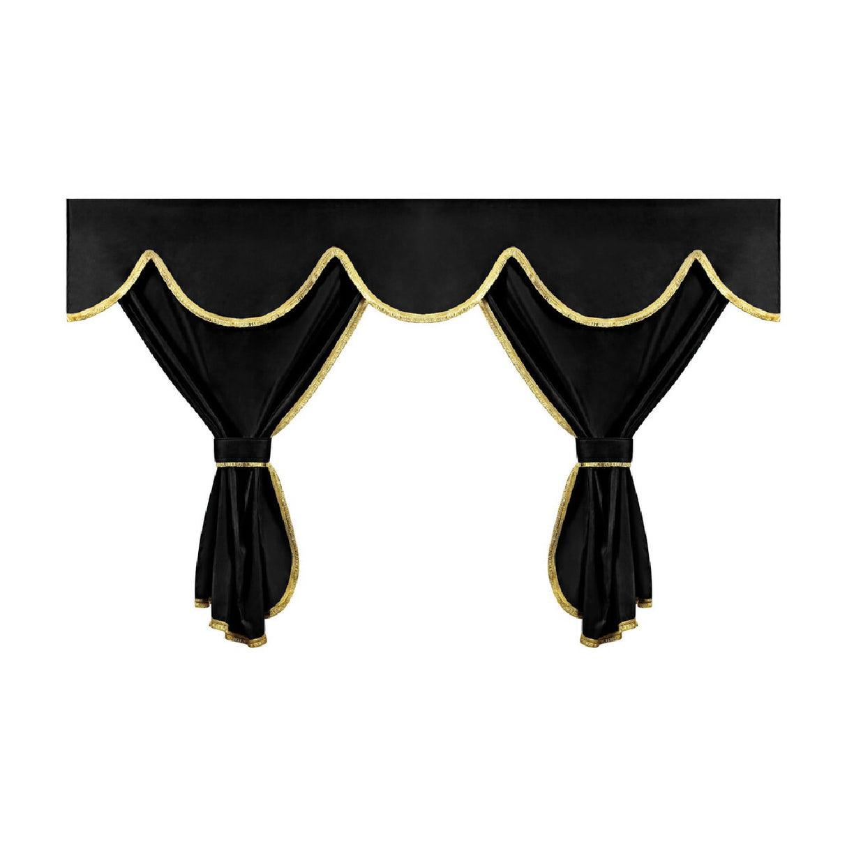 Lampa Privilege, Blackout Curtain Set for Trucks - High Center Curtain - Black