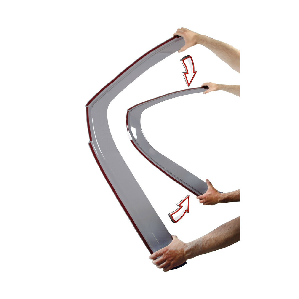 Lampensatz aus Acryl-Deflektoren Daf XF 105 (02/04>12/14) Daf XF95 (11/01>12/07)