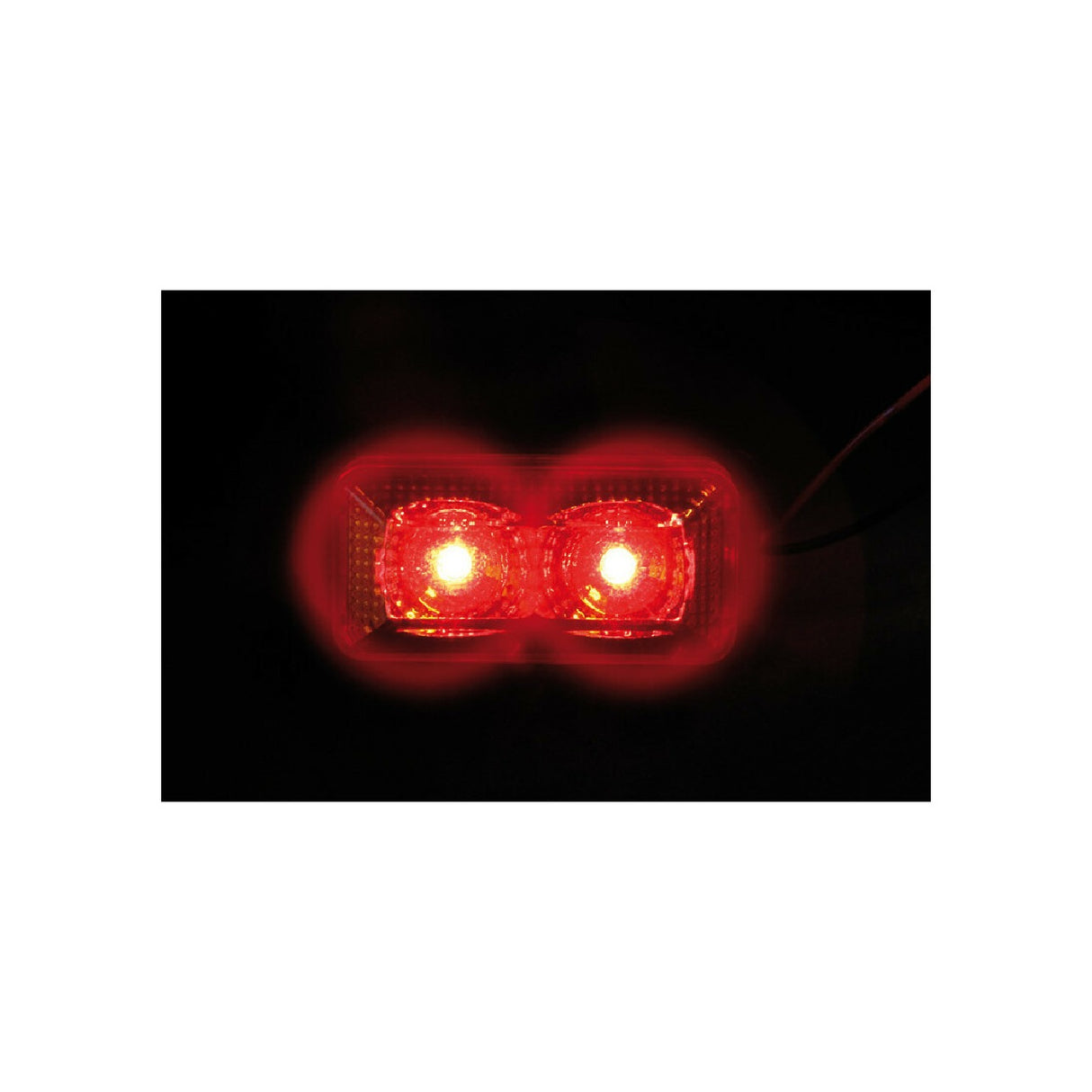 2-LED Side Marker Light, 24V - Red 8392