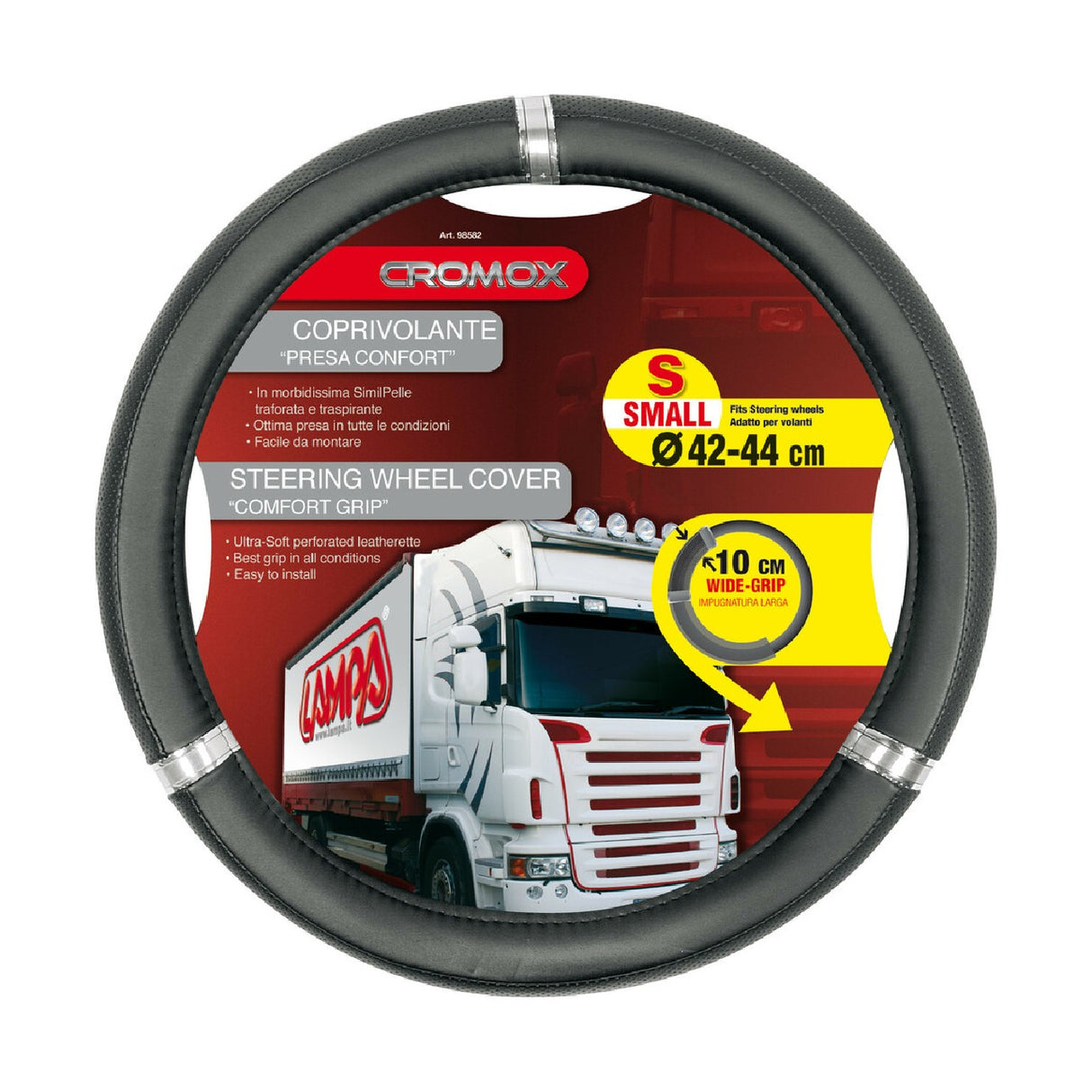 Lampa Cromox, Skeentex steering wheel cover - XL - 49/51 cm 8562