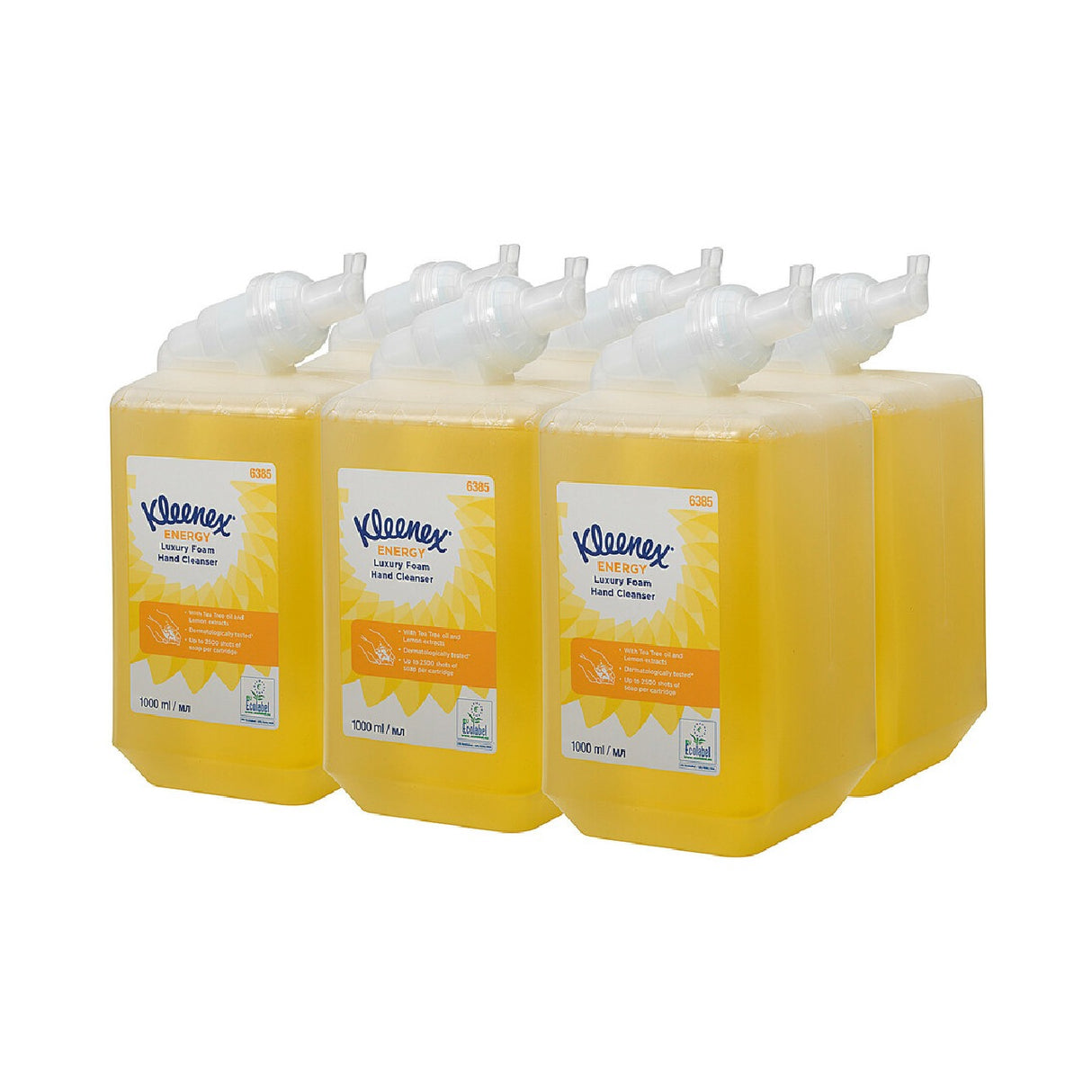 Lampa Set mit 6 1-Liter-Kartuschen, Energy Schaum-Handreiniger