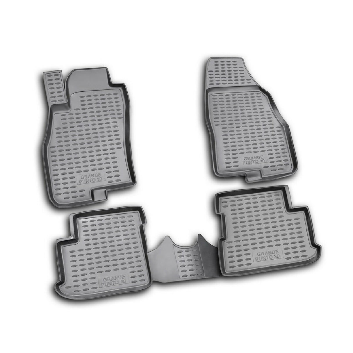 Novline TPE car mats for Fiat Grande Punto 3p (09/05>04/12)