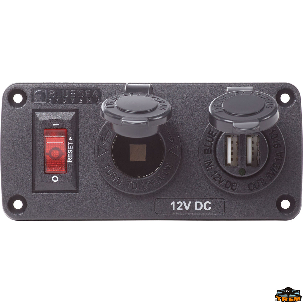 Blue Sea Sistema presa-spina 12V modello 4353