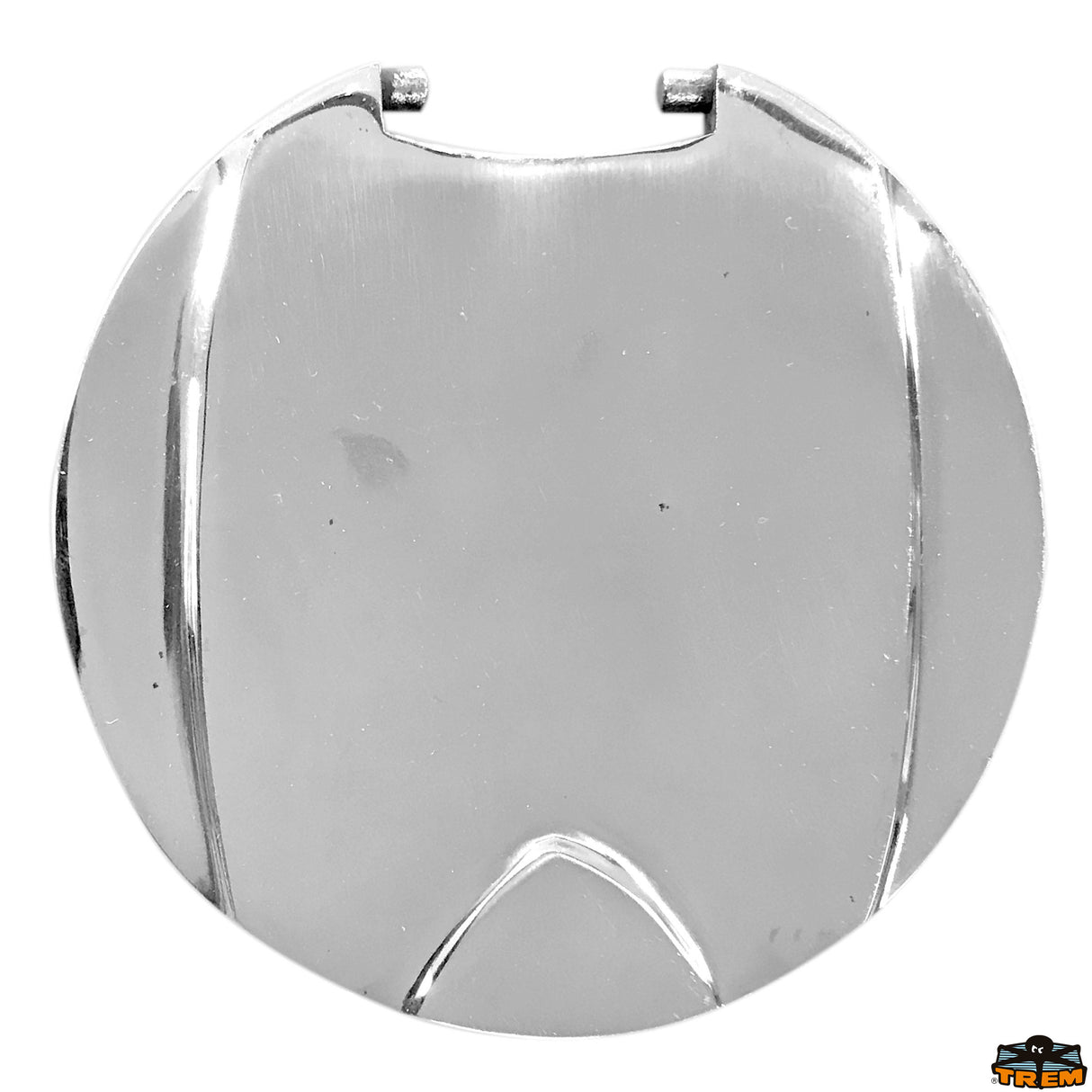 Aqua round shower container in chrome color