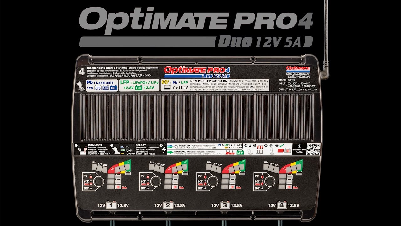 Caricabatterie Tecmate Optimate PRO