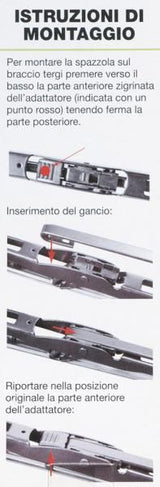 Cora Spazzola tergicristallo Tergiplus Mercedes 64 cm