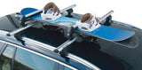 Menabo Iceberg Car Roof Ski Rack for 4 Pairs of Skis or 2 Snowboards
