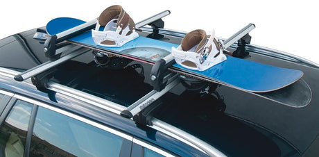Menabo Iceberg Car Roof Ski Rack for 4 Pairs of Skis or 2 Snowboards