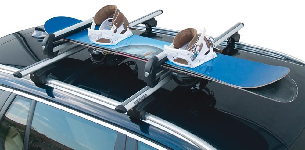 Menabo Iceberg Autodach-Skiträger für 4 Paar Ski oder 2 Snowboards