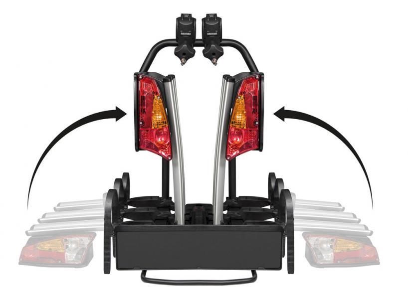 Menabo Portabici da gancio traino Antares Plus 3 bici