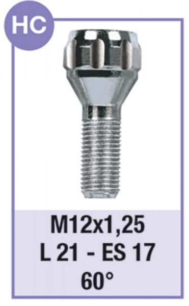Cora Serie 4 bulloni antifurto per ruote modello HC