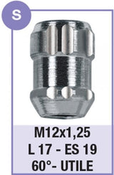 Cora Series 4 Diebstahlsichere Radmuttern Modell S