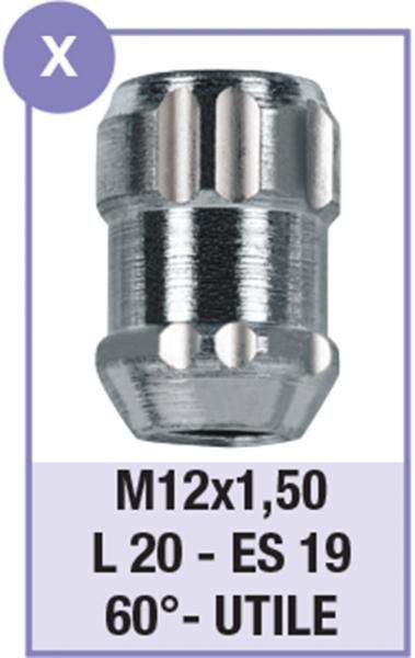 Cora Serie 4 Diebstahlsichere Radmuttern Modell X