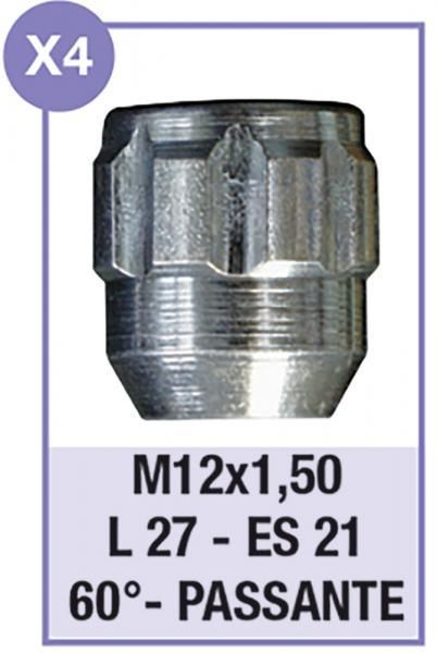 Cora Series 4 Diebstahlsichere Radmuttern Modell X4
