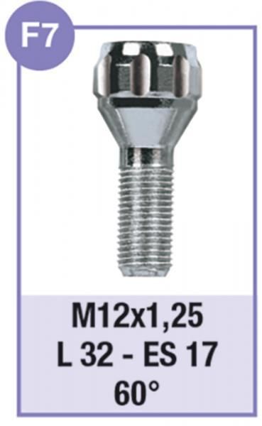 Cora Series 4 anti-theft wheel bolts model F7