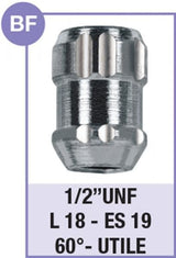 Cora Serie 4 dadi antifurto per ruote modello BF