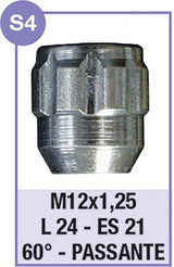 Cora Series 4 anti-theft wheel nuts model S4